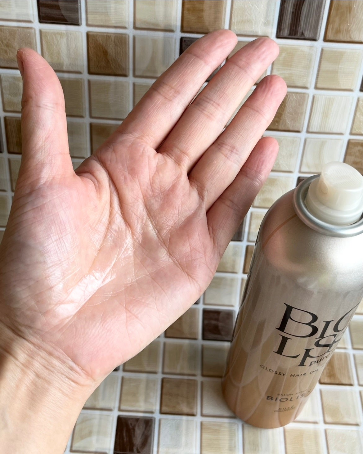 SS ビオリス ピュアレタッチ グロッシー ヘアオイルスプレー/SSビオリス/ヘアスプレーを使ったクチコミ(2枚目)