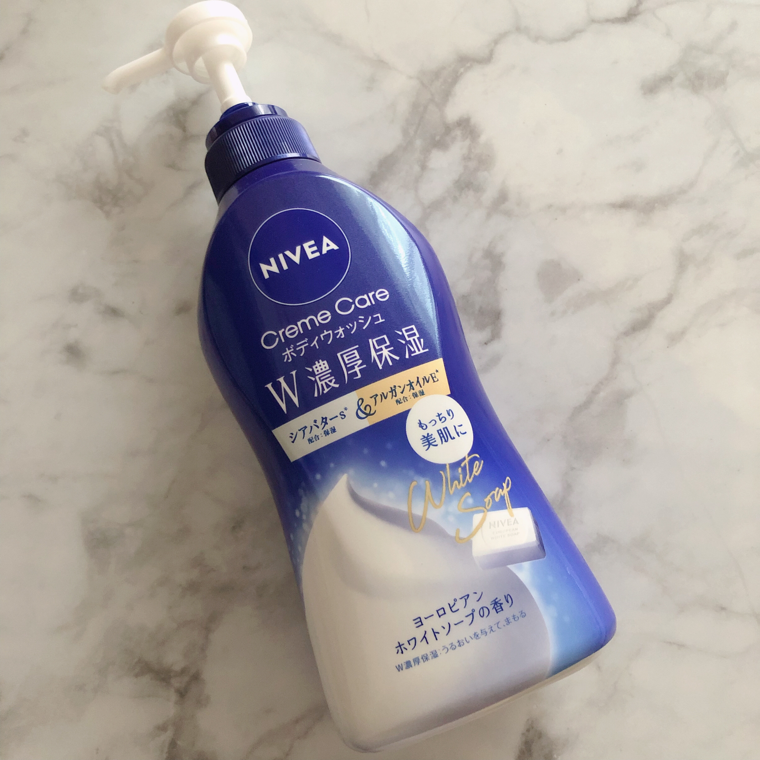 ニベア クリームケア ボディウォッシュ ヨーロピアンホワイトソープの香り/ニベア/ボディソープを使ったクチコミ（1枚目）