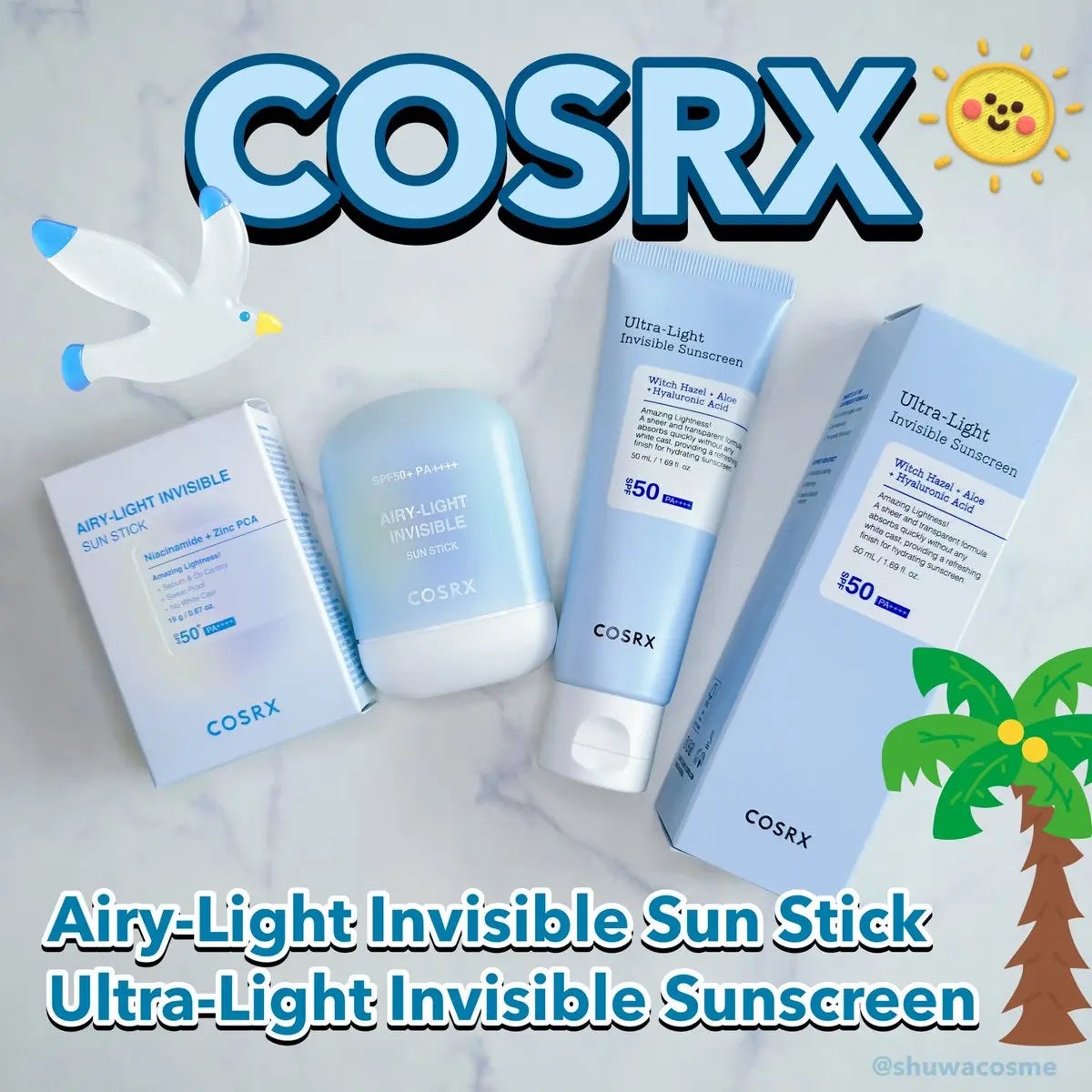 ウルトラライト透明UVクリーム/COSRX/日焼け止めクリームを使ったクチコミ(1枚目)