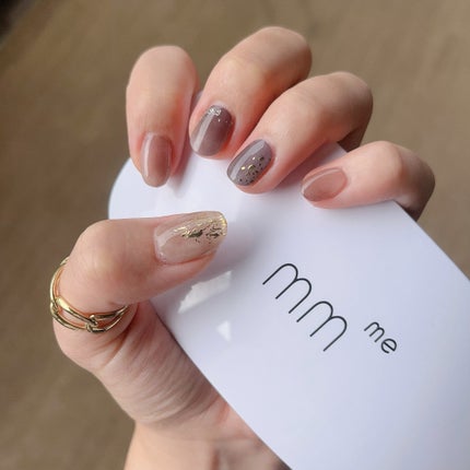 mmme シンデレラネイル(切らなくていいジェルネイルシール)のクチコミ「
\切らなくていいジェルネイルシール🫧/
ミリミー シンデレラネイル
ジェルネイルシール大.....」(1枚目)