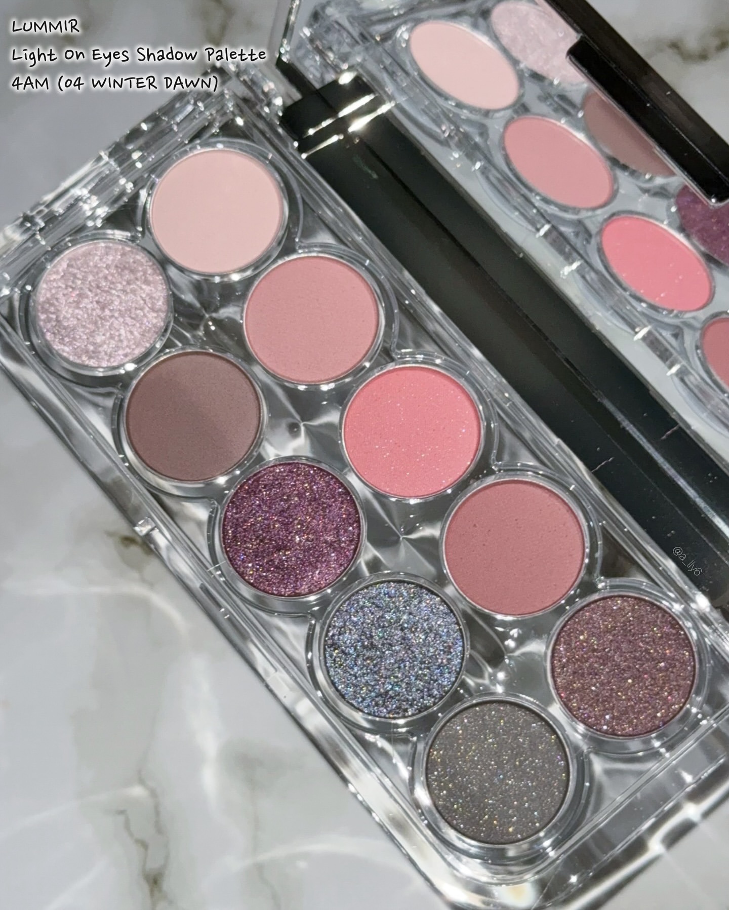 ライト オン アイズ シャドウ パレット/Lummir/アイシャドウパレットを使ったクチコミ（2枚目）