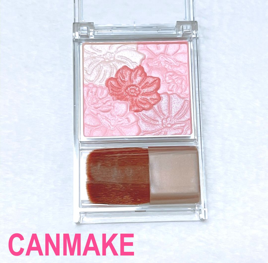 グロウフルールチークス/キャンメイク/パウダーチークを使ったクチコミ（1枚目）