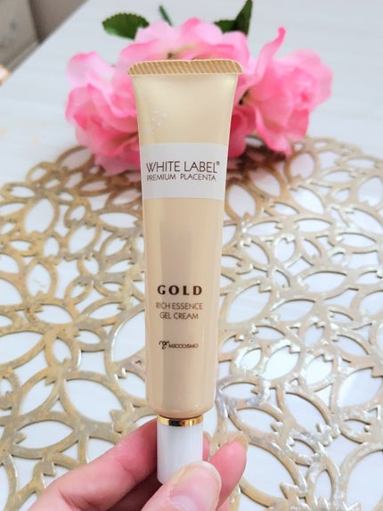 金のプラセンタ濃ハリもっちりーな/ホワイトラベル/アイケア・アイクリームを使ったクチコミ(2枚目)