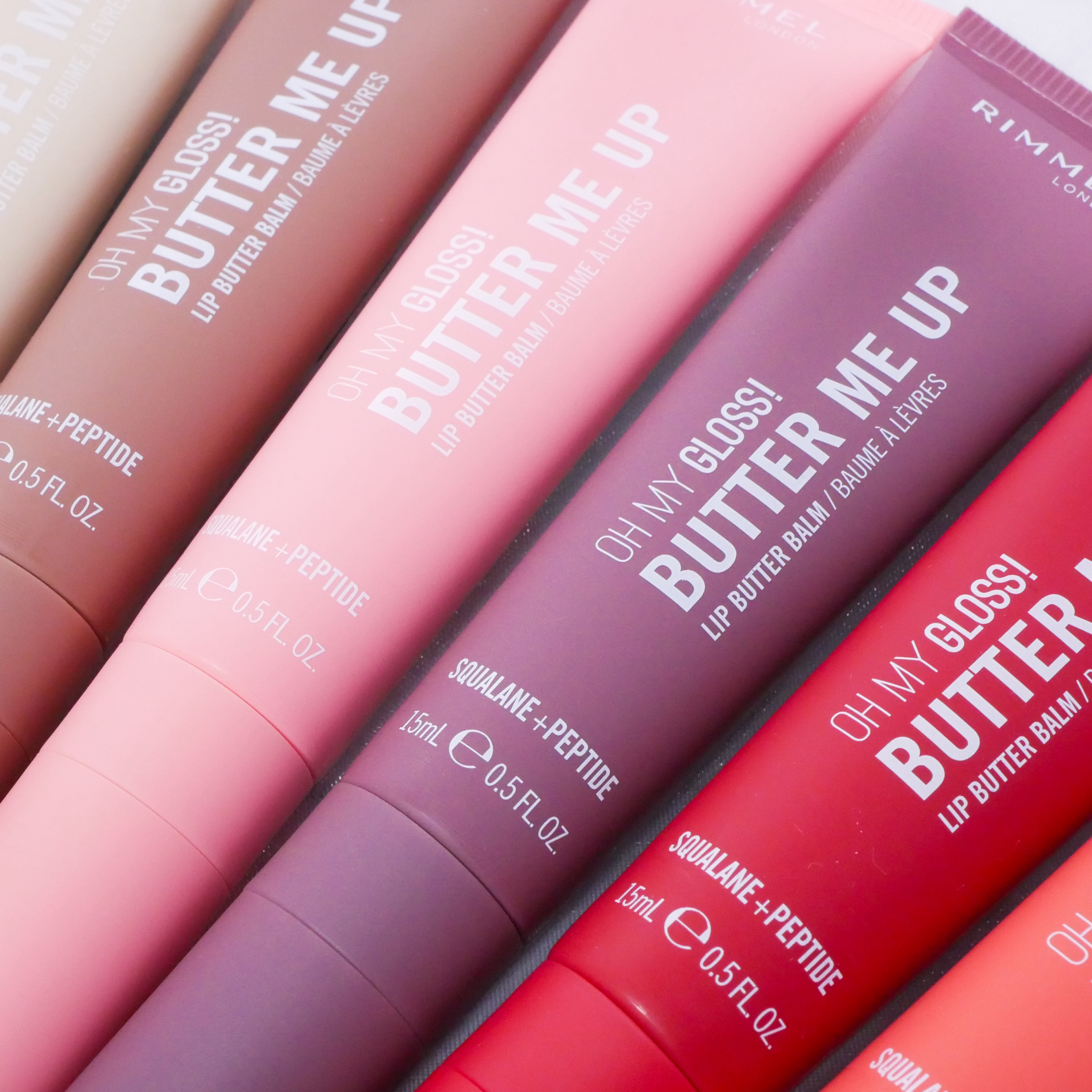 オーマイグロスリップバターバーム 004 レッドベルベット/リンメル ロンドン/リップグロスを使ったクチコミ（2枚目）