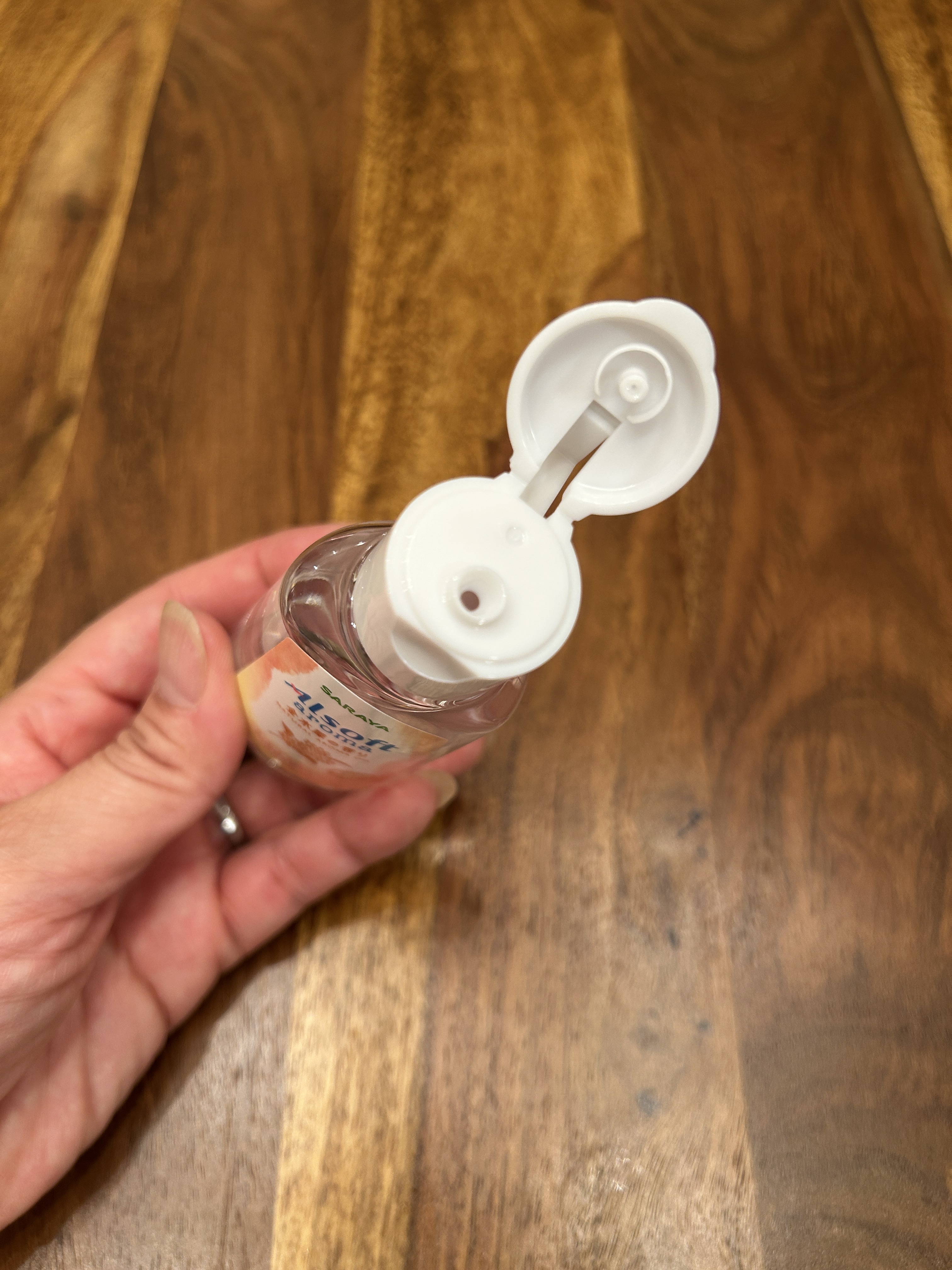 商品名  アルソフトアロマ 手指消毒ローション 金木犀の香り  ［指定医薬部外品］/サラヤ/ハンドジェルを使ったクチコミ（2枚目）