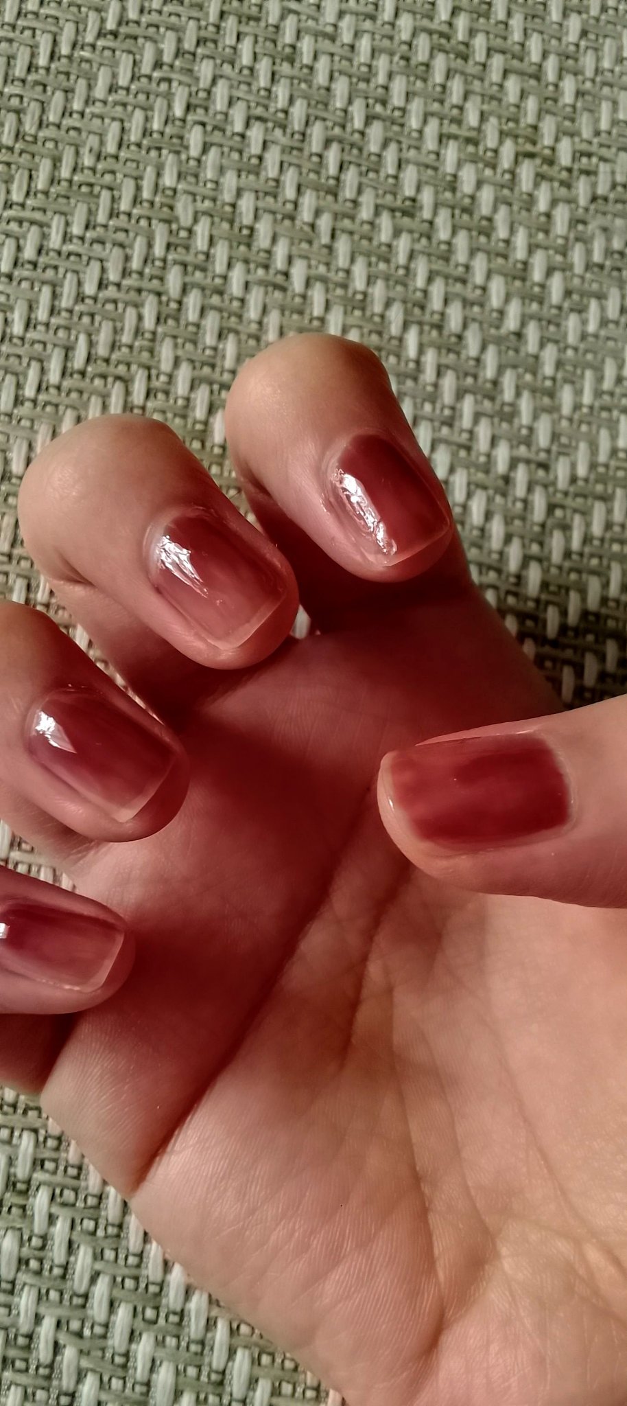 ピールオフ　ネイルスティック/セリア/ネイル用品を使ったクチコミ（2枚目）