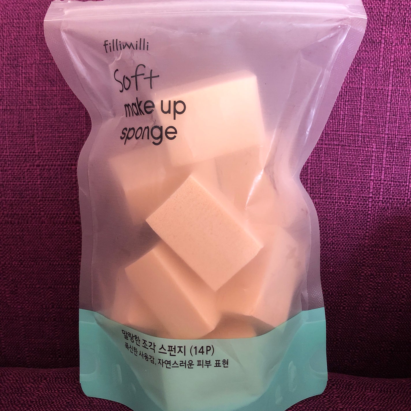 SOFT MAKEUP SPONGE/fillimilli/パフ・スポンジを使ったクチコミ(1枚目)