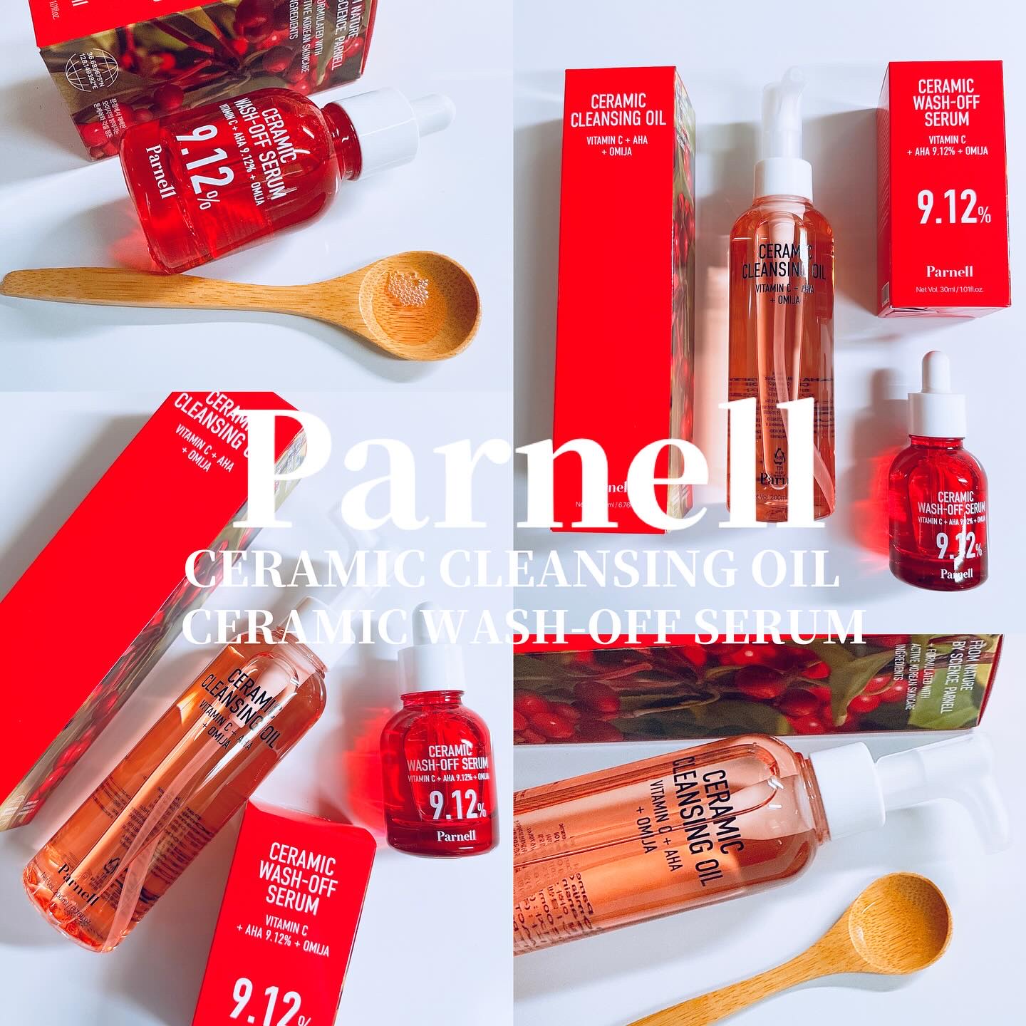 メイク乗りを良くさせてくれる最高の組み合わせ.ᐟ‪‪‪.ᐟ‪‪‪
毛穴も綺麗に✨️肌ちゅるんとしてくれて最高︎︎𓂃⟡.·

Parnellの
○AHA9.12オミジャ陶器肌ウォッシュオフセラム
○AHA オミジャ陶器肌クレンジングオイル
