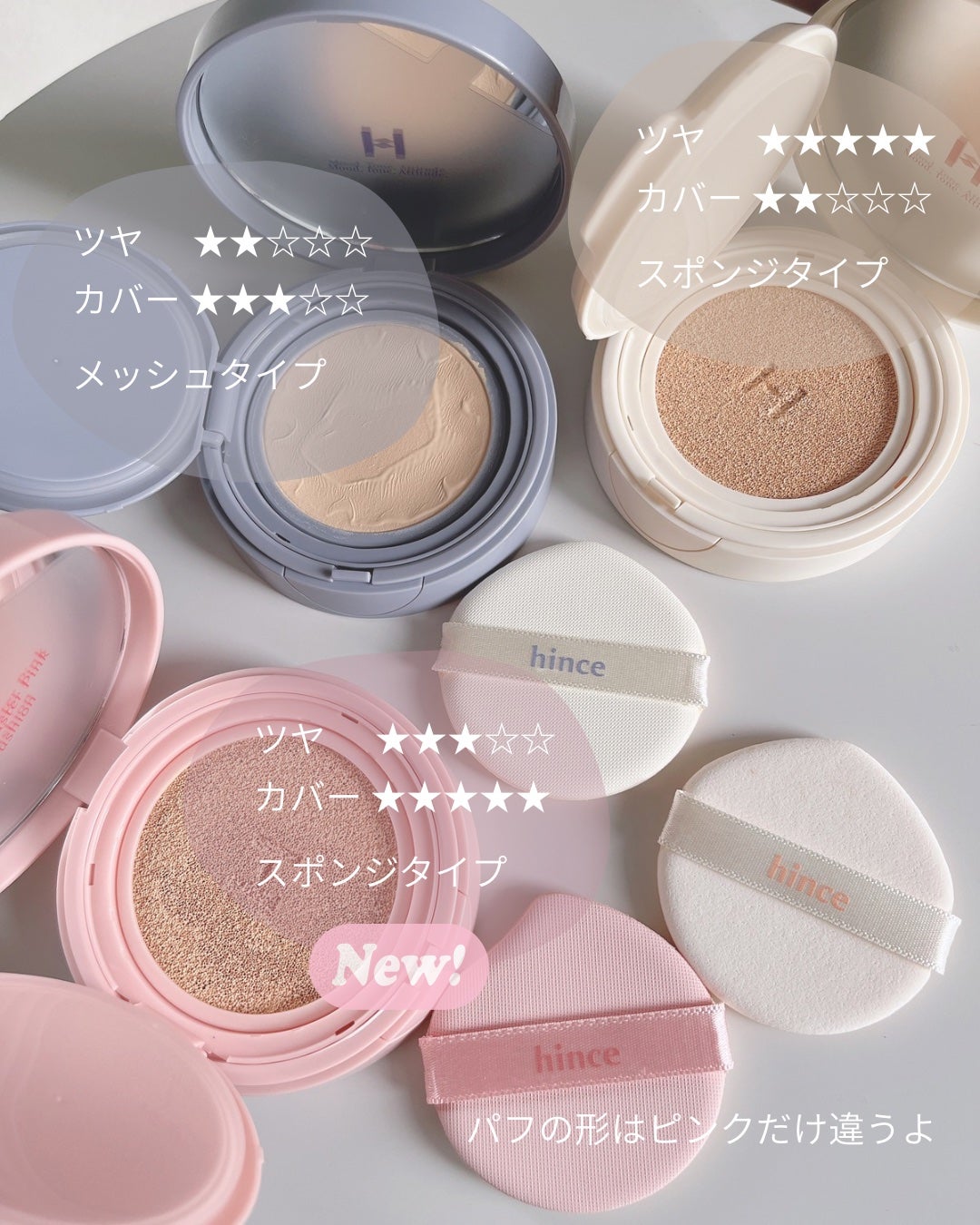 セカンドスキングロウクッション/hince/クッションファンデーションを使ったクチコミ(5枚目)