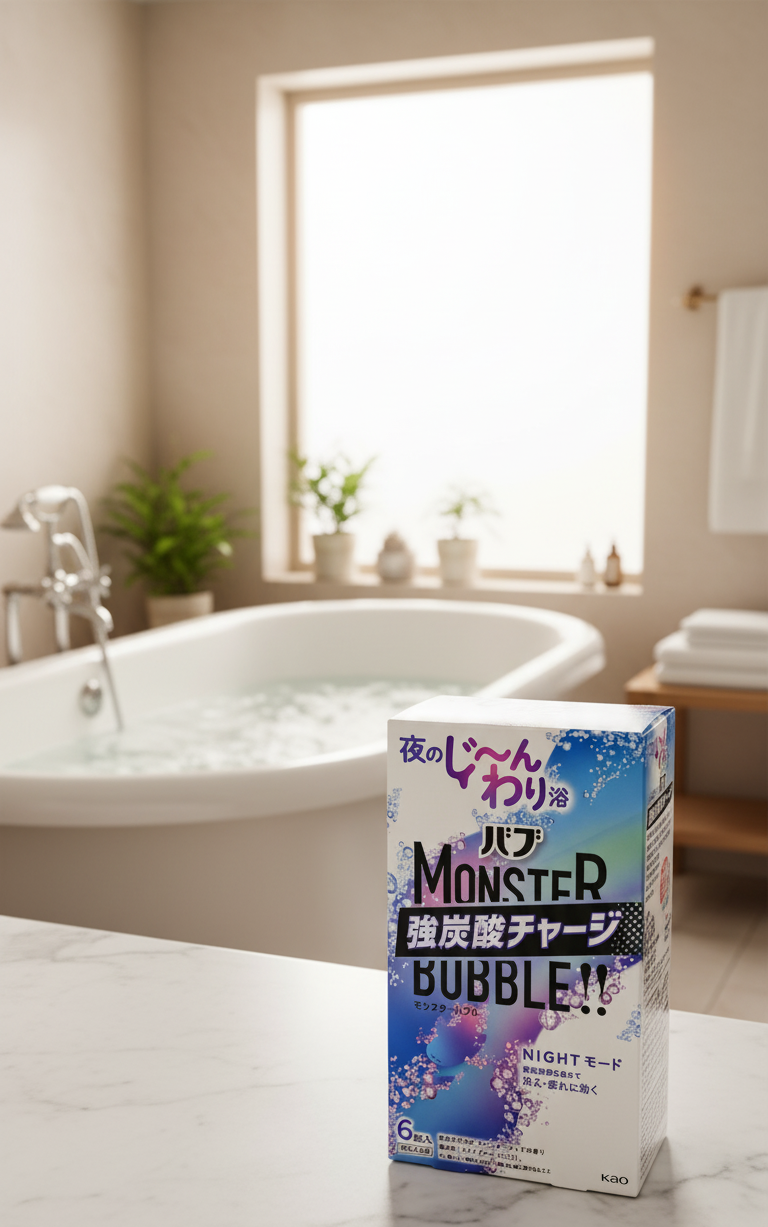 モンスターバブル NIGHTモード /バブ/炭酸系入浴剤を使ったクチコミ(1枚目)