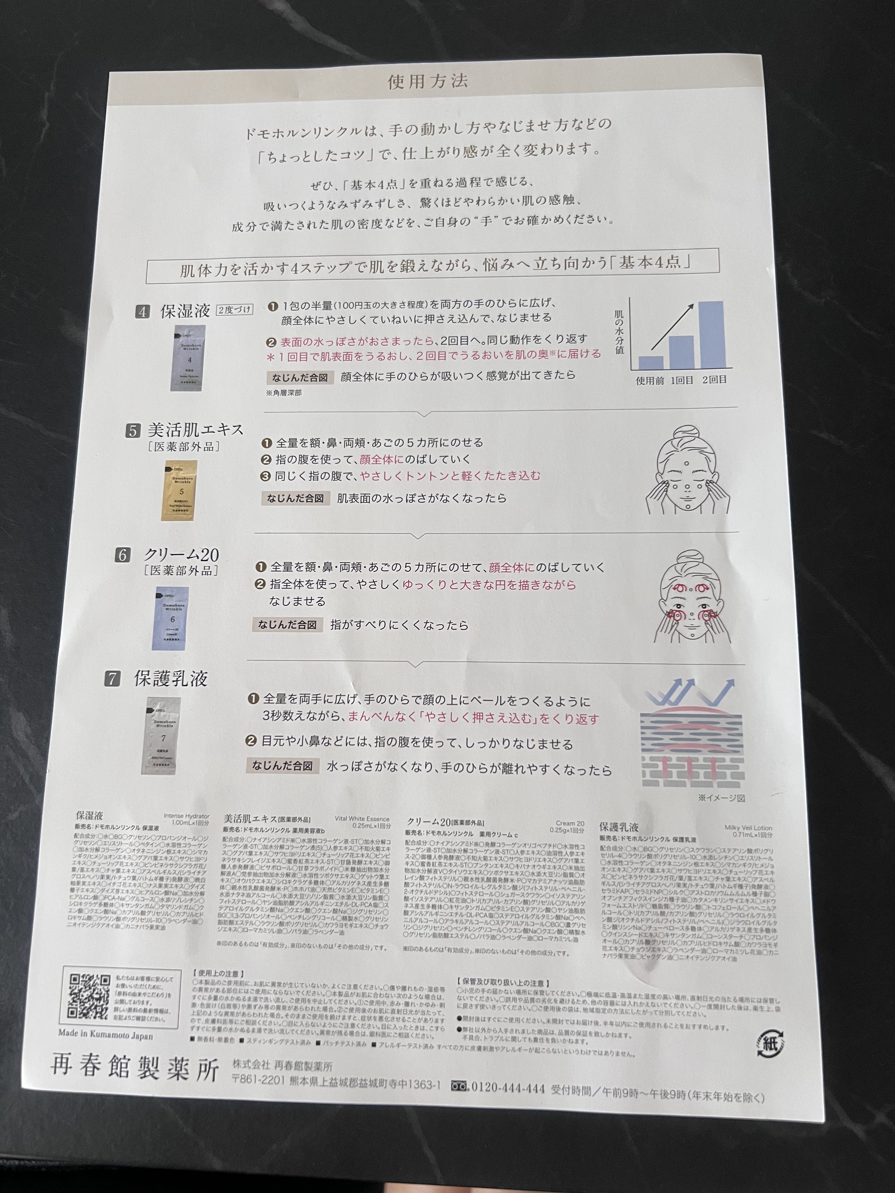 ドモホルンリンクル 無料お試しセットのクチコミ「ドモホルンリンクルさまから、ときたま届くお試しアイテム！
ストレスフルな毎日に、特別ケアのご褒.....」（2枚目）