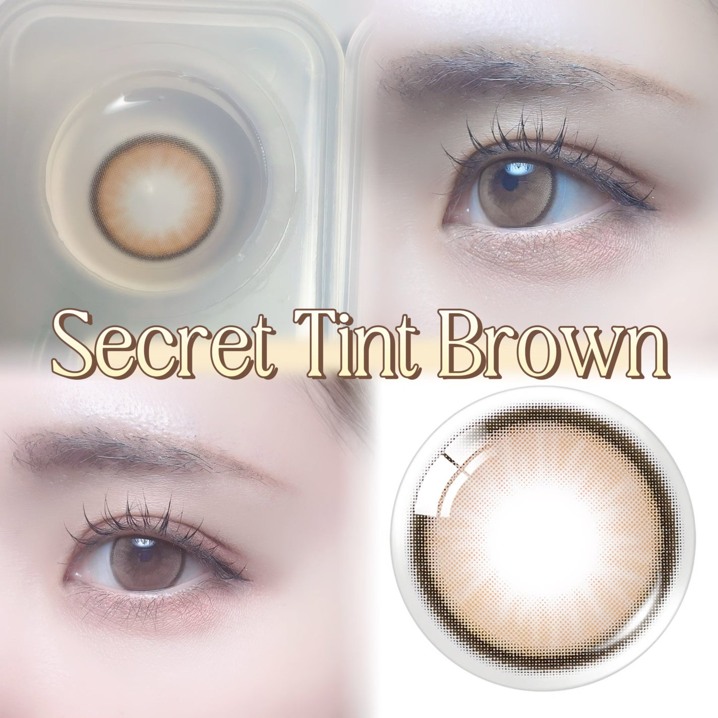 secret tint/OLENS/1ヶ月(1MONTH)カラコンを使ったクチコミ(3枚目)