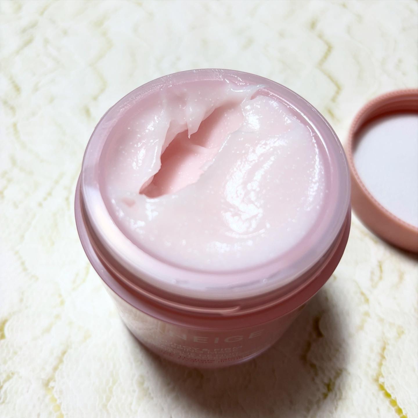 バウンシースリーピングマスク/LANEIGE/フェイスクリームを使ったクチコミ（2枚目）