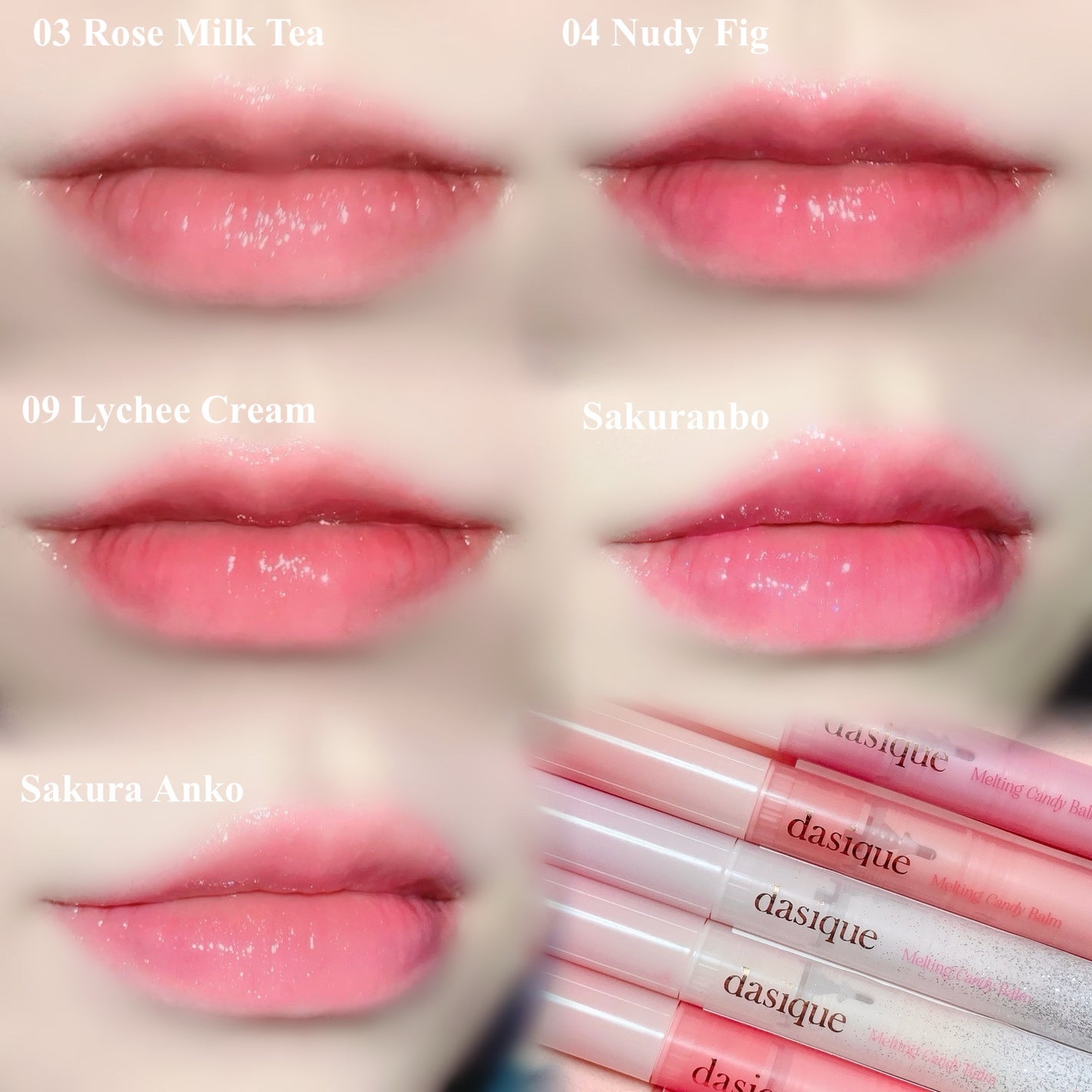 メルティングキャンディーバーム/dasique/口紅を使ったクチコミ(4枚目)