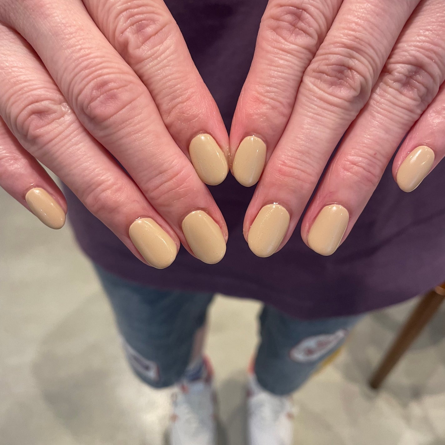 𐔌՞ . .՞ 𐦯 on LIPS 「☕️いいね、保存嬉しいです🎶#ネイル#ジェルネイル#垢抜け#ネ..」(1枚目)