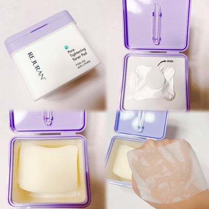 ダーマヒーラー ポアタイトニングトナーパッド 60枚入/REJURAN COSMETICS/トナーパッドを使ったクチコミ(2枚目)