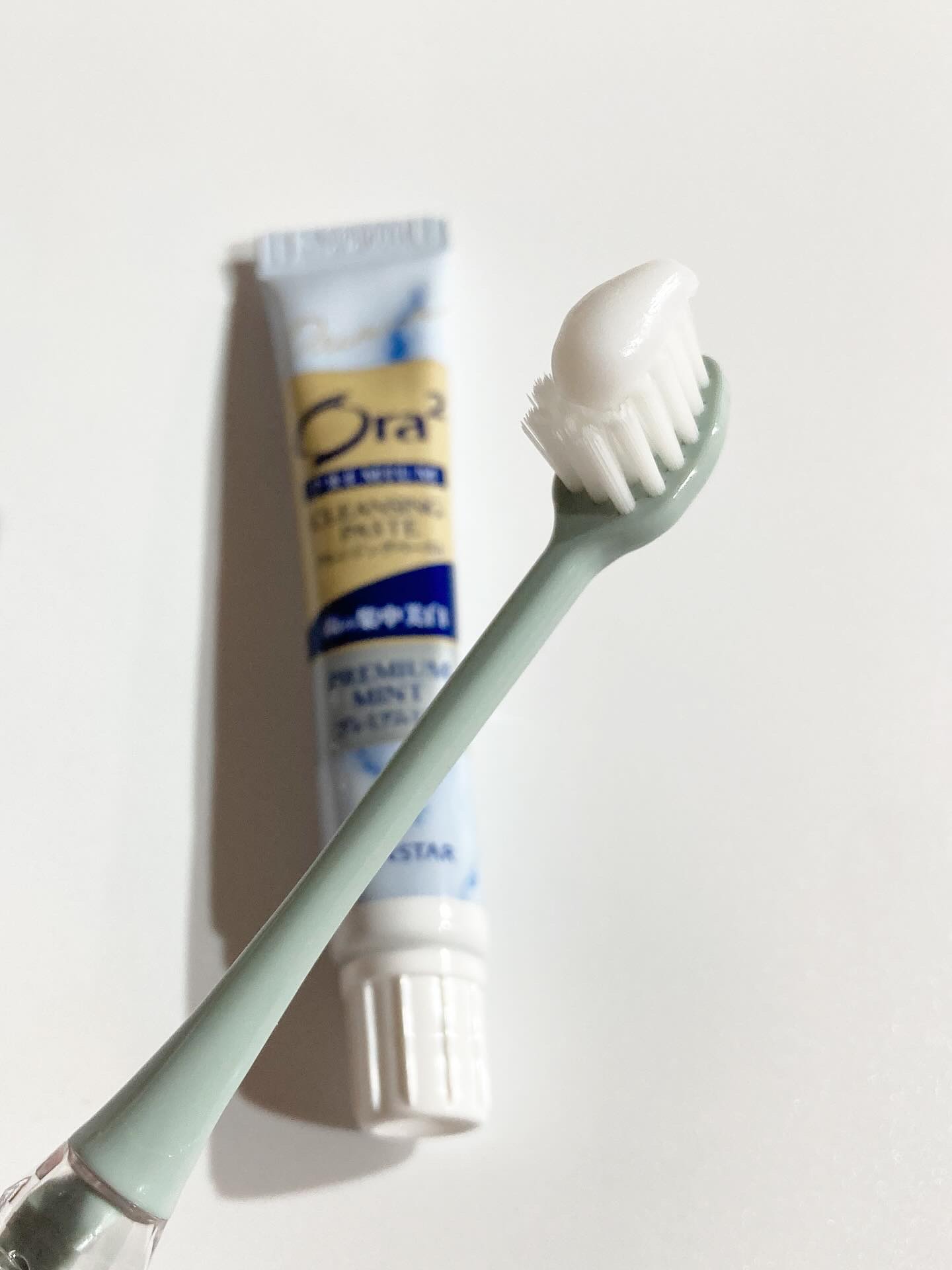 オーラツー プレミアム クレンジングペースト  プレミアムミント/オーラツー/歯磨き粉を使ったクチコミ（2枚目）