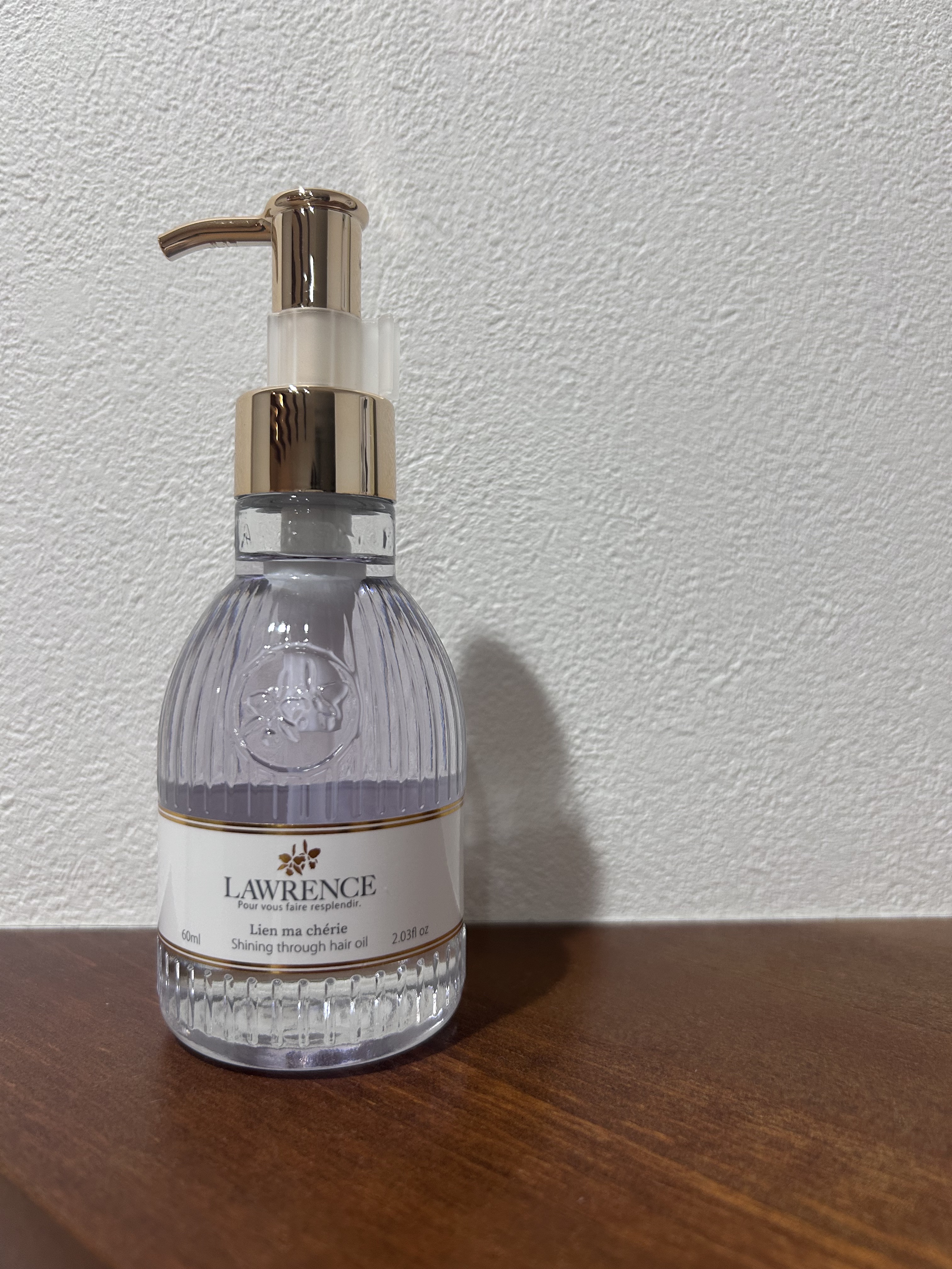 ロウレンス シャイニングスルーヘアオイル リアンマシェリ（レイヤードモイストタイプ）/ロウレンス /ヘアオイルを使ったクチコミ（1枚目）