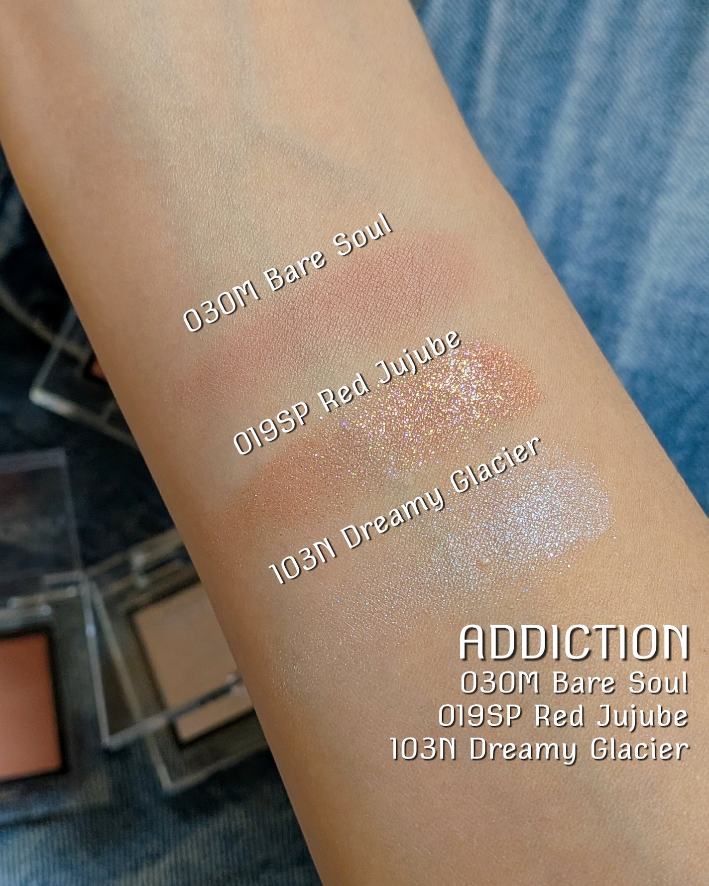 アディクション ザ アイシャドウ スパークル/ADDICTION/単色アイシャドウを使ったクチコミ(2枚目)