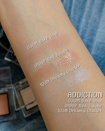アディクション ザ アイシャドウ スパークル/ADDICTION/単色アイシャドウを使ったクチコミ(2枚目)