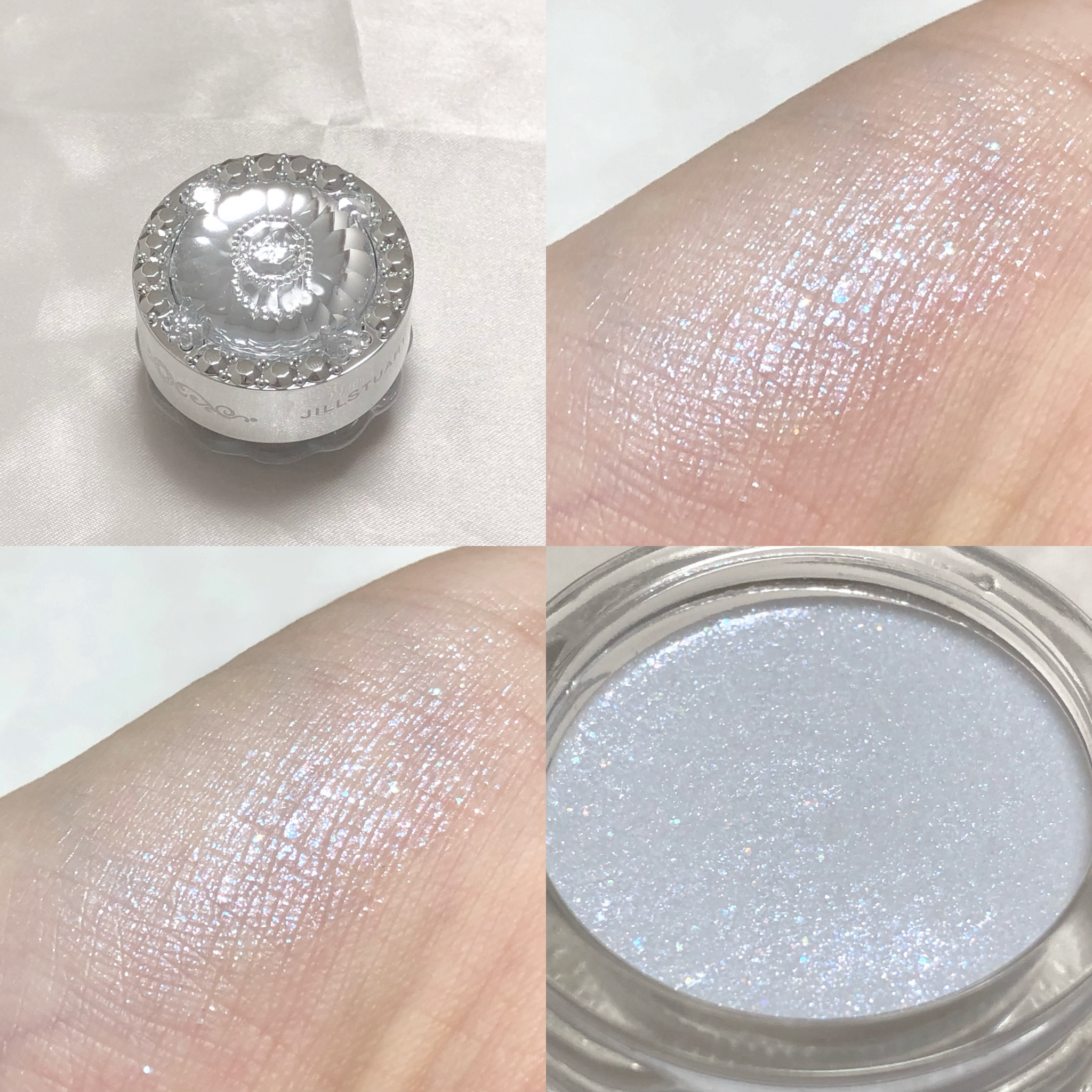 ジルスチュアート　エターナル アイビジュー 02 cinderella tiara/JILL STUART/ジェル・クリームアイシャドウを使ったクチコミ（2枚目）