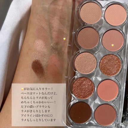 ライトオンアイズシャドウパレット/ルミル/アイシャドウパレットを使ったクチコミ(2枚目)