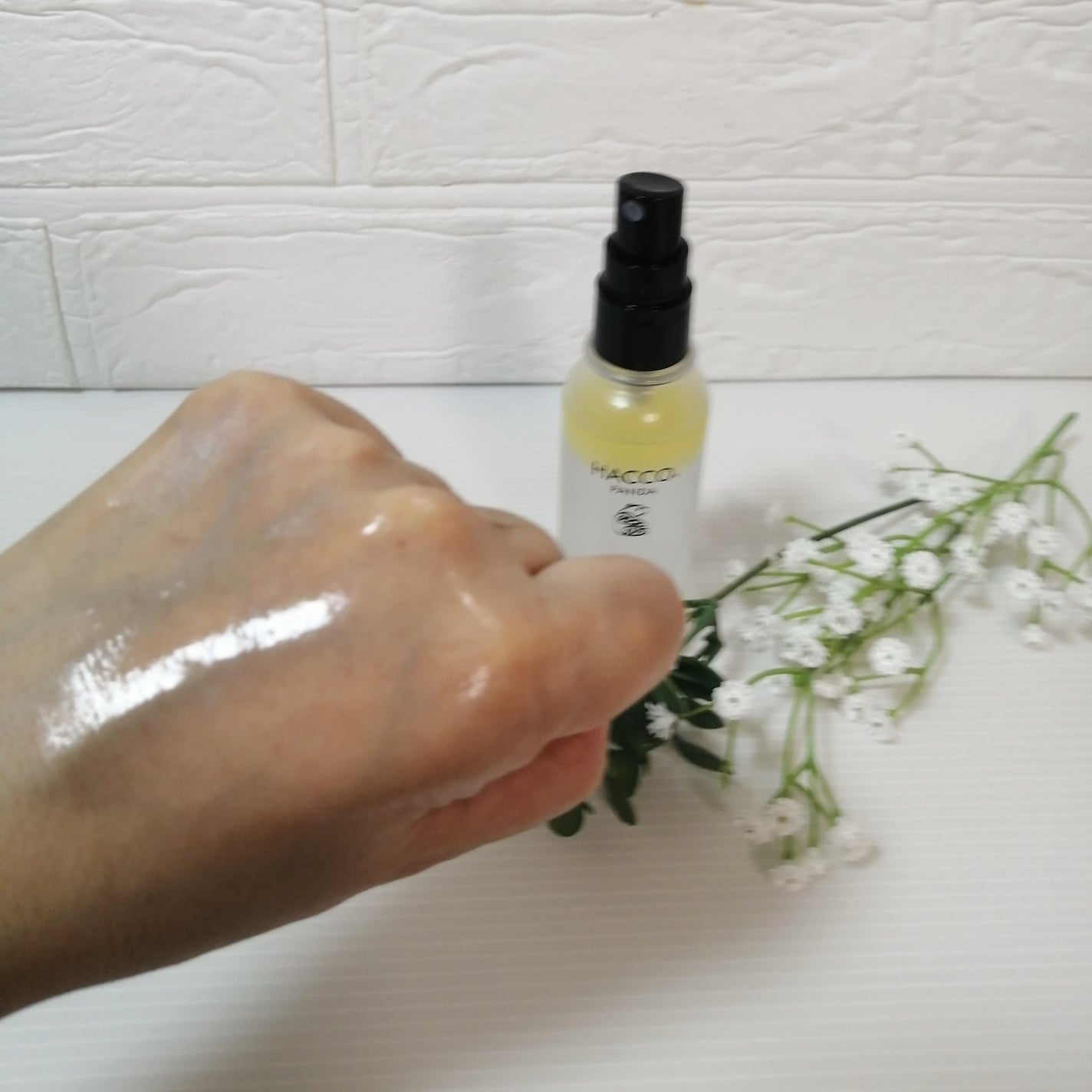 ハッコウパンダ メイクの上から発酵保湿ミスト/HACCO.PANDA/ミスト状化粧水を使ったクチコミ(3枚目)