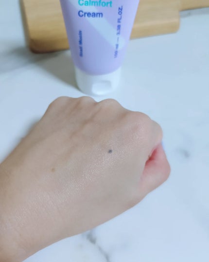 Snail&Azlene カームフォートクリーム/TIAM/フェイスクリームを使ったクチコミ(5枚目)