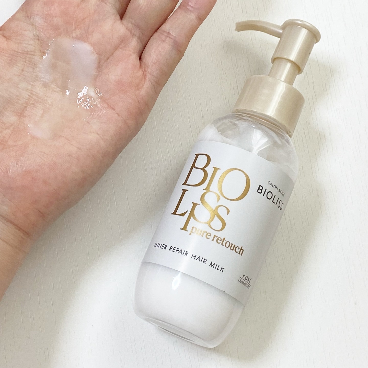 ＳＳ ビオリス ピュアレタッチ インナーリペア ヘアミルク/SSビオリス/ヘアミルクを使ったクチコミ（3枚目）