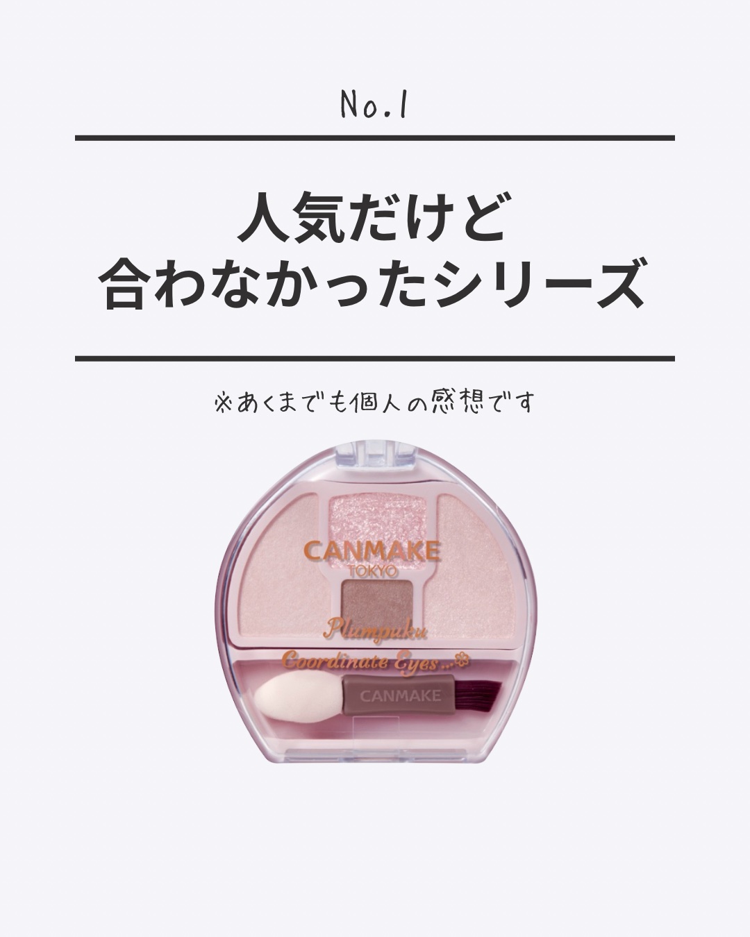 プランぷくコーデアイズNeo/キャンメイク/アイシャドウを使ったクチコミ（1枚目）