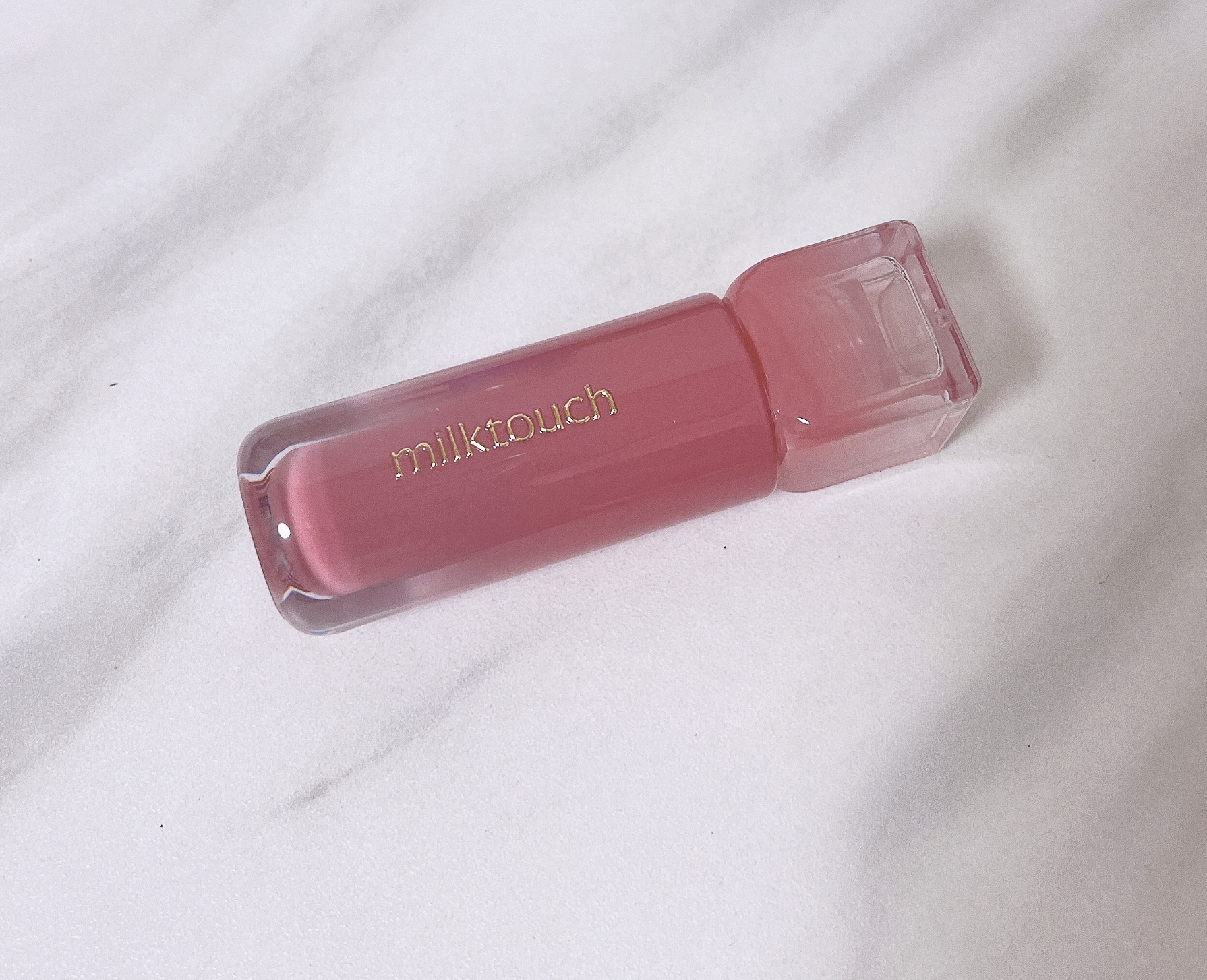 デューステインシアーリップグロス 03 ピオニーレイン/Milk Touch/リップグロスを使ったクチコミ（1枚目）