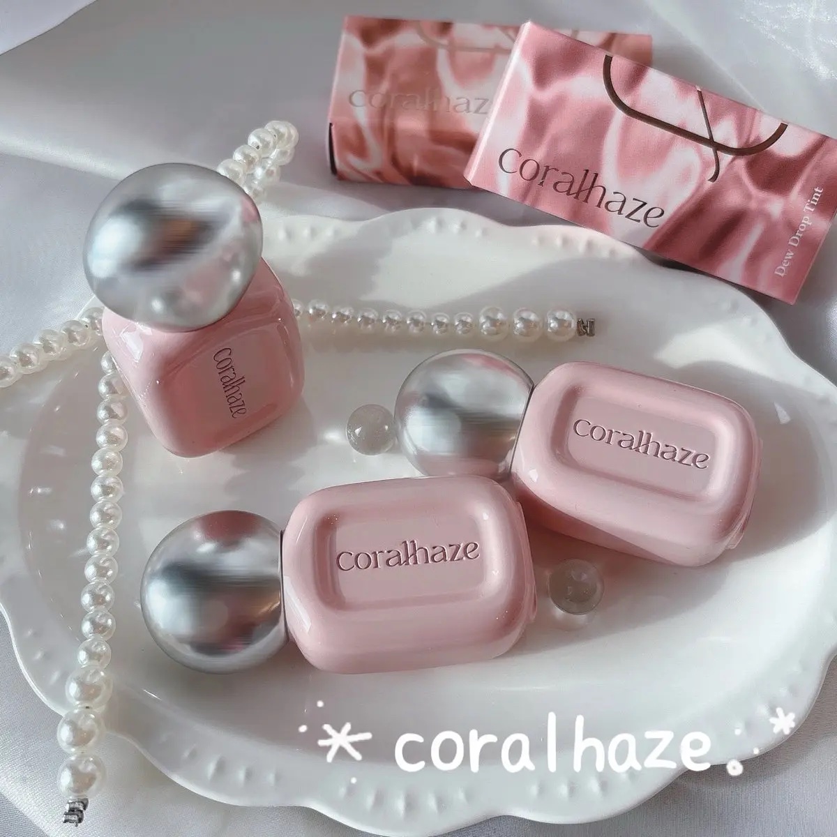 デュー ドロップ ティント/Coralhaze/リップティントを使ったクチコミ（2枚目）