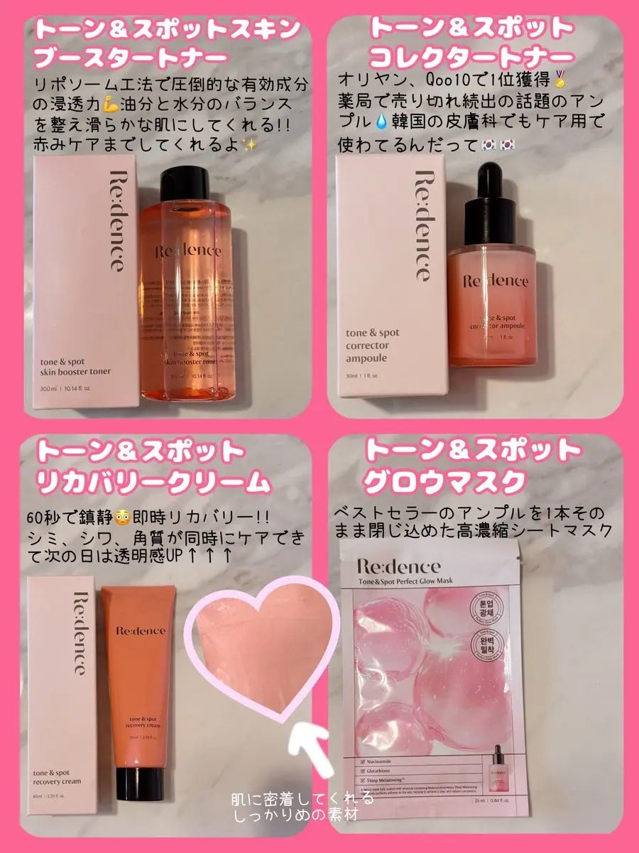 リデンス チェリートーン&スポットコレクターアンプル/redence/美容液を使ったクチコミ(1枚目)