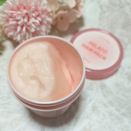 リペアターンジェラートヘアパック バウンシーベリー/リリーイブ/洗い流すヘアトリートメントを使ったクチコミ(4枚目)