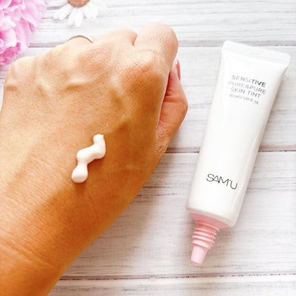 センシティブピュア&ピュアスキンティント/SAM'U/化粧下地を使ったクチコミ(3枚目)