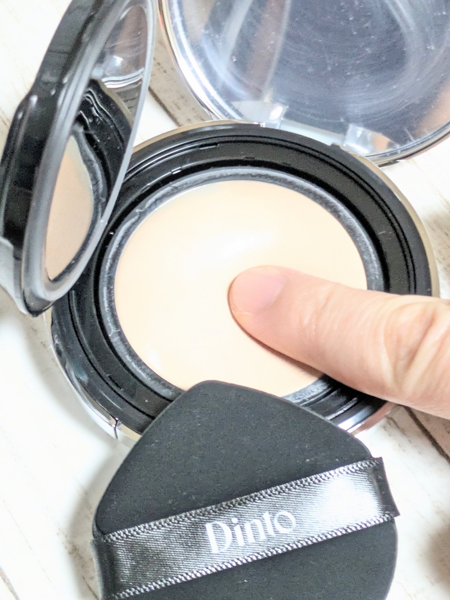 Dinto ブラーグローイクッションのクチコミ「#PR
#Dinto 様から
#ブラーグローイ雲楚クッション
提供していただきました🍀
今回は.....」（2枚目）