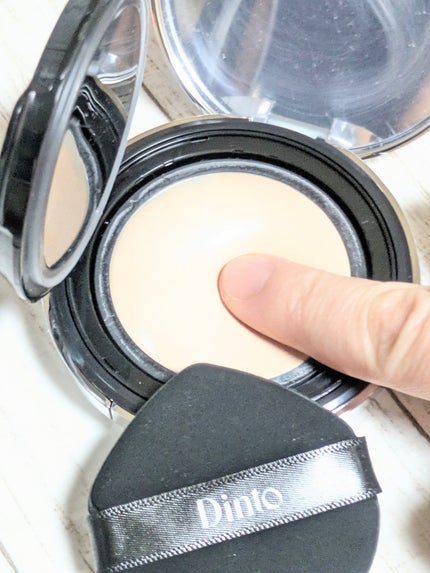 ブラーグローイクッション/Dinto/クッションファンデーションを使ったクチコミ(2枚目)