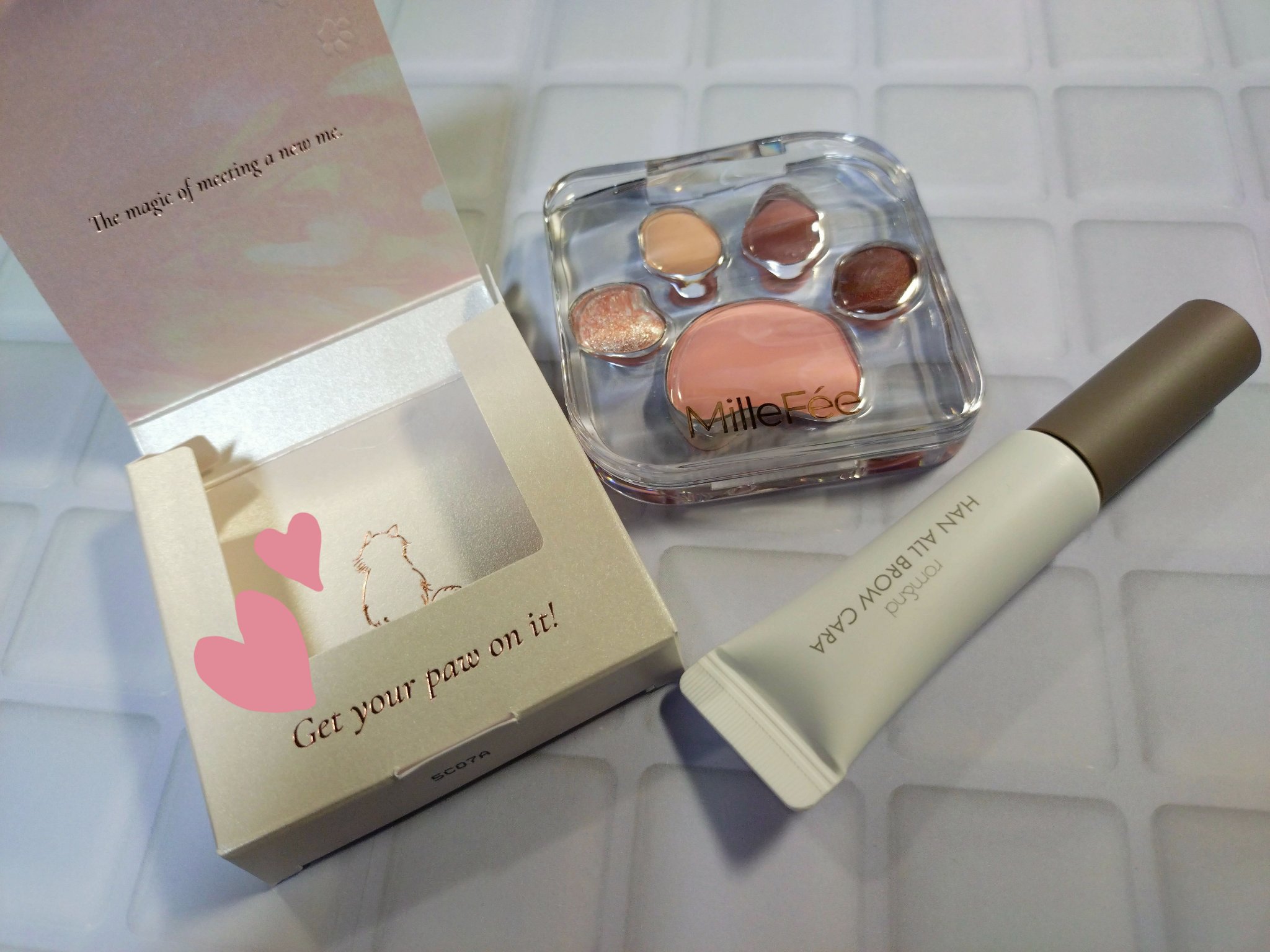 ハンオールブロウカラ/rom&nd/眉マスカラを使ったクチコミ（2枚目）