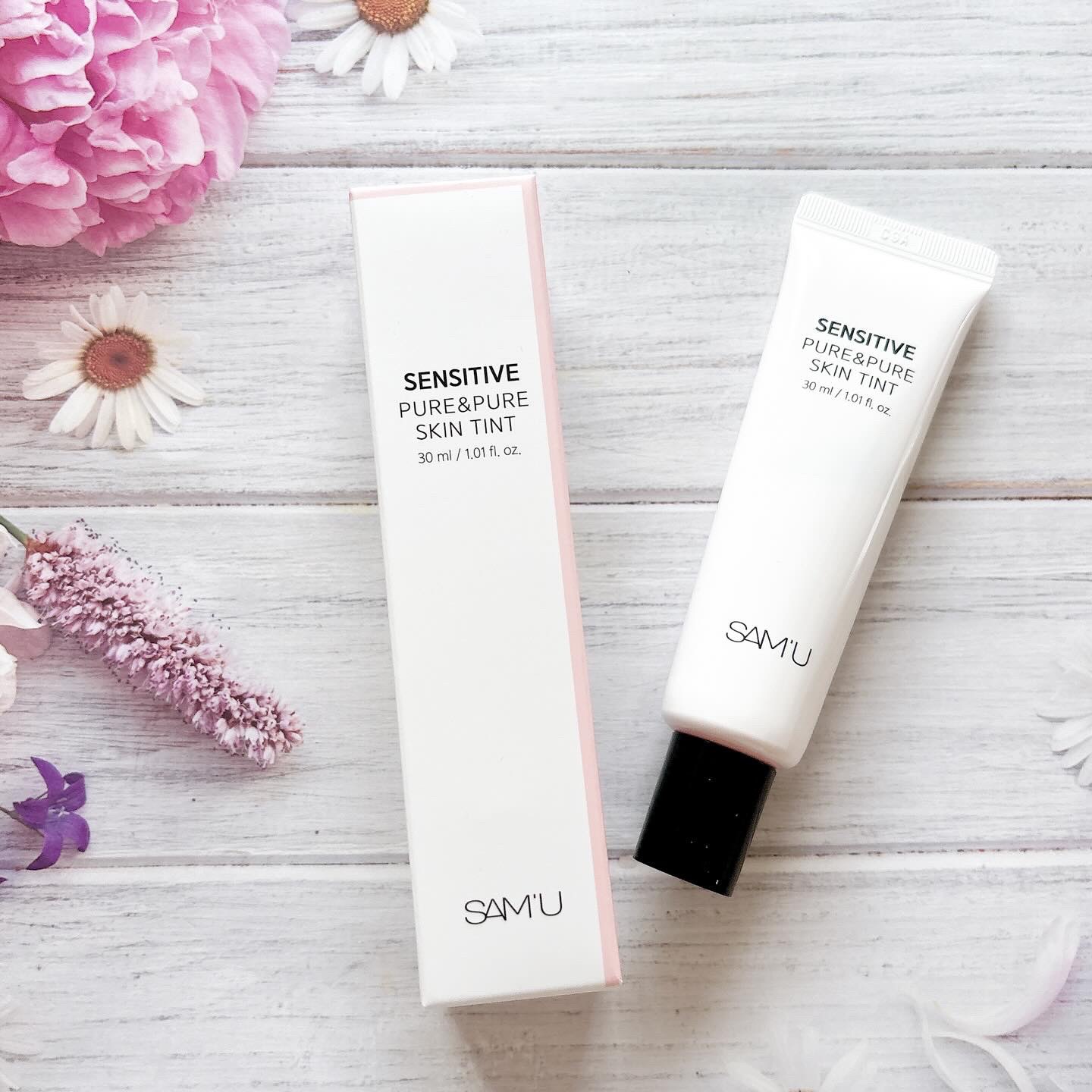 センシティブピュア＆ピュアスキンティント/SAM'U/化粧下地を使ったクチコミ（1枚目）