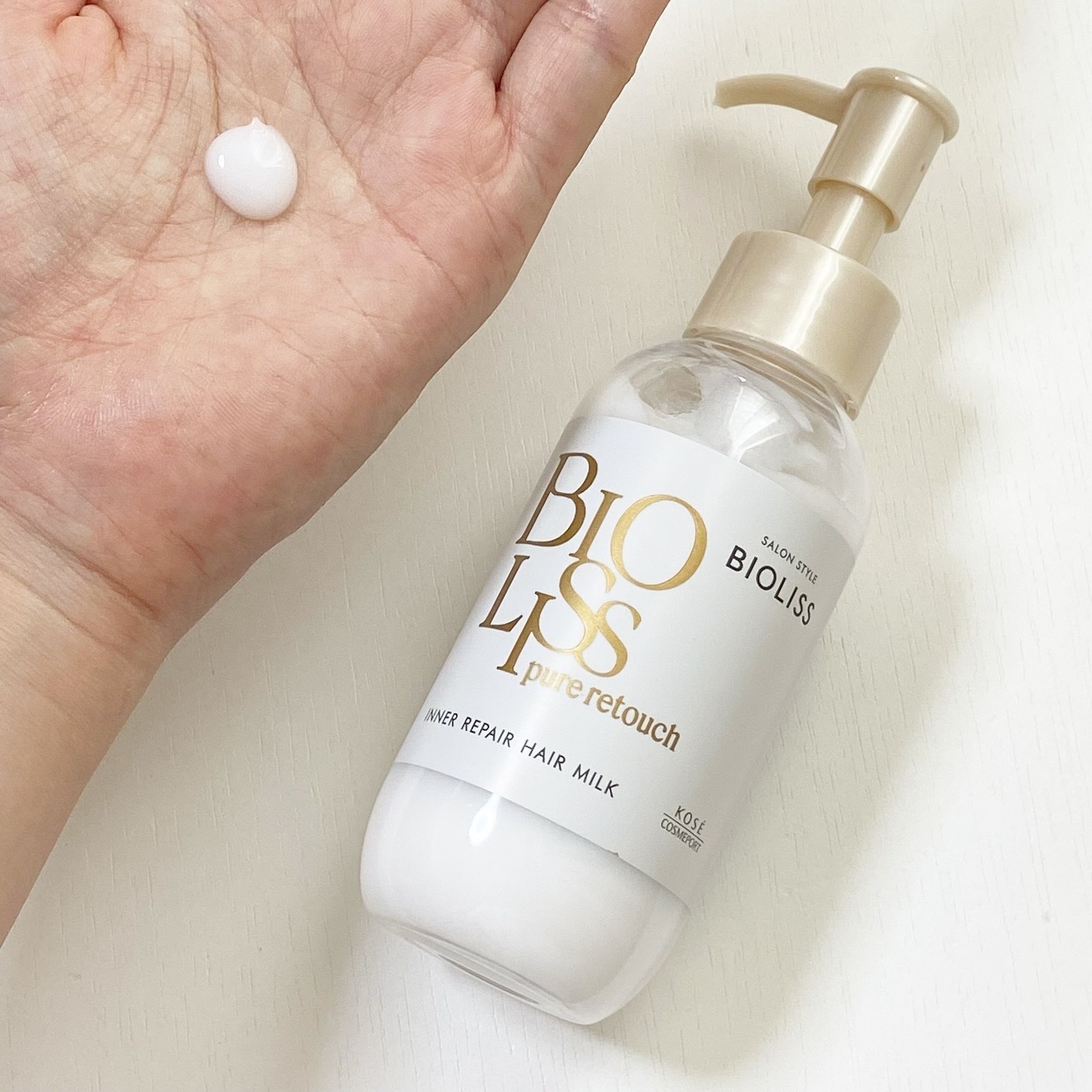 ＳＳ ビオリス ピュアレタッチ インナーリペア ヘアミルク/SSビオリス/ヘアミルクを使ったクチコミ（2枚目）