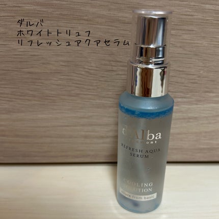 ホワイトトリュフリフレッシュアクアセラム/ダルバ/ミスト状化粧水を使ったクチコミ(1枚目)