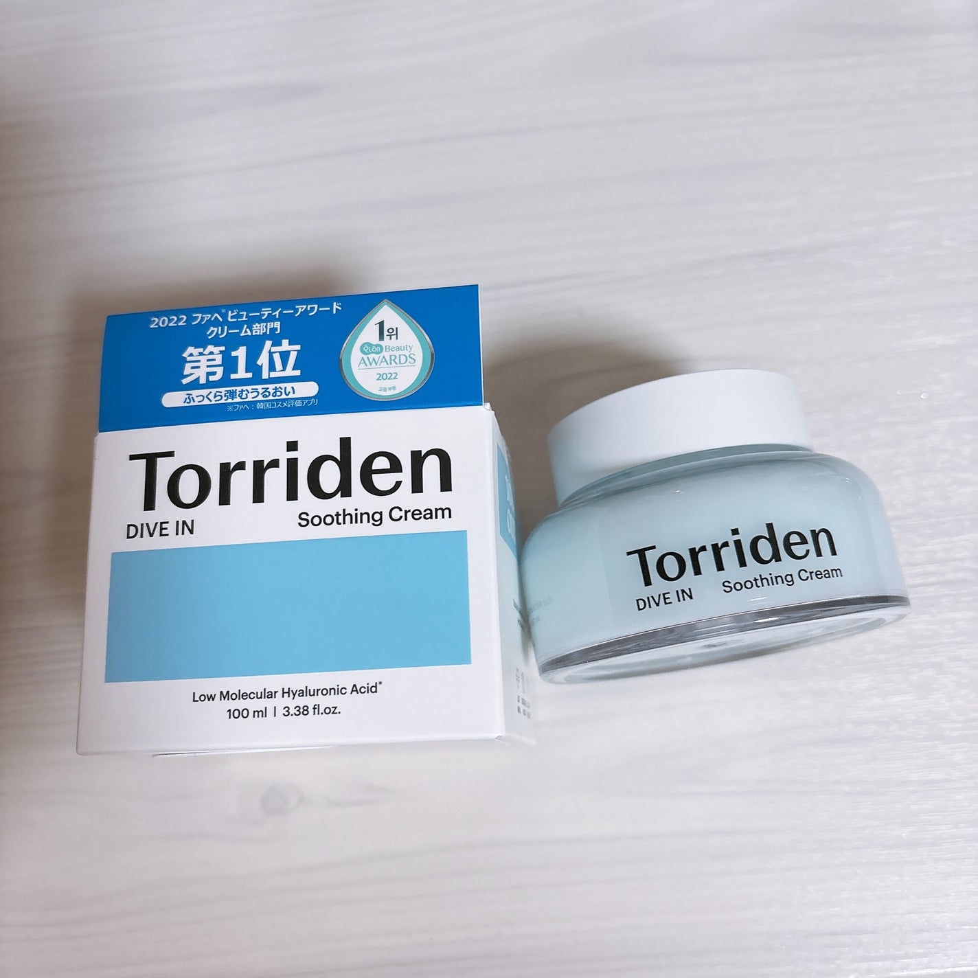 ダイブインスージングクリーム/Torriden/フェイスクリームを使ったクチコミ(1枚目)