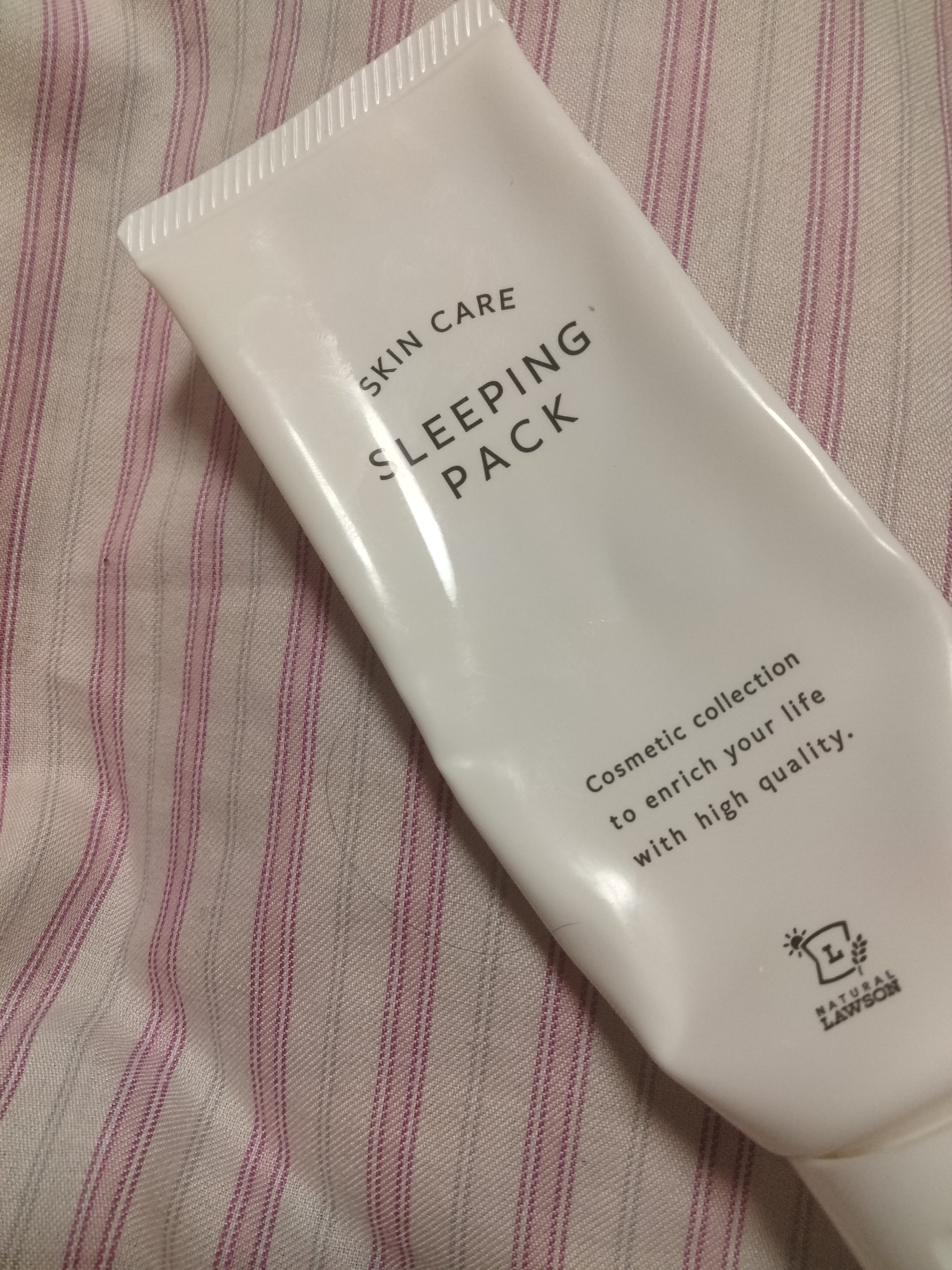 NL 塗って寝るパック 80g/ナチュラルローソンスキンケア/フェイスクリームを使ったクチコミ（1枚目）