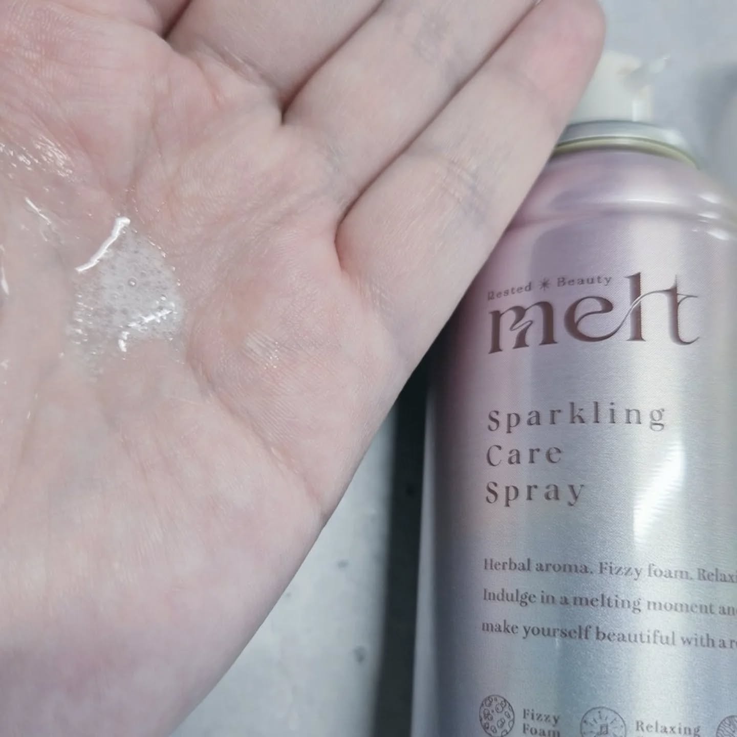 メルト スパークリングケアスプレー/melt/頭皮ケアを使ったクチコミ（3枚目）