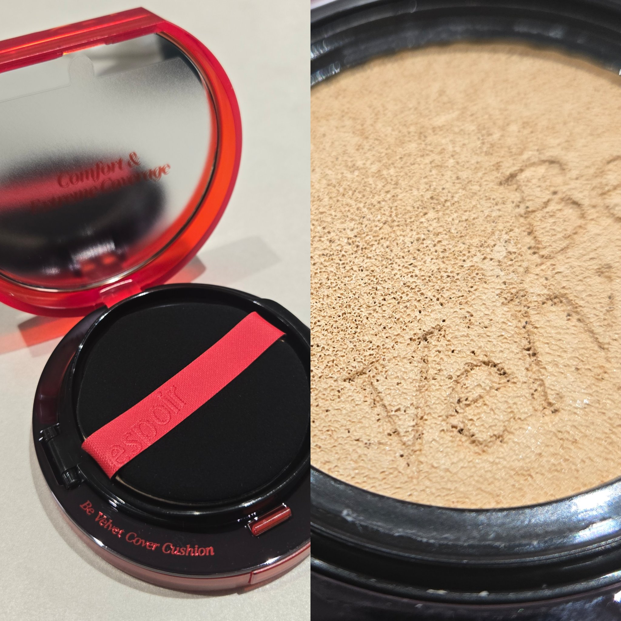 ビーベルベットカバークッション/espoir/クッションファンデーションを使ったクチコミ（2枚目）