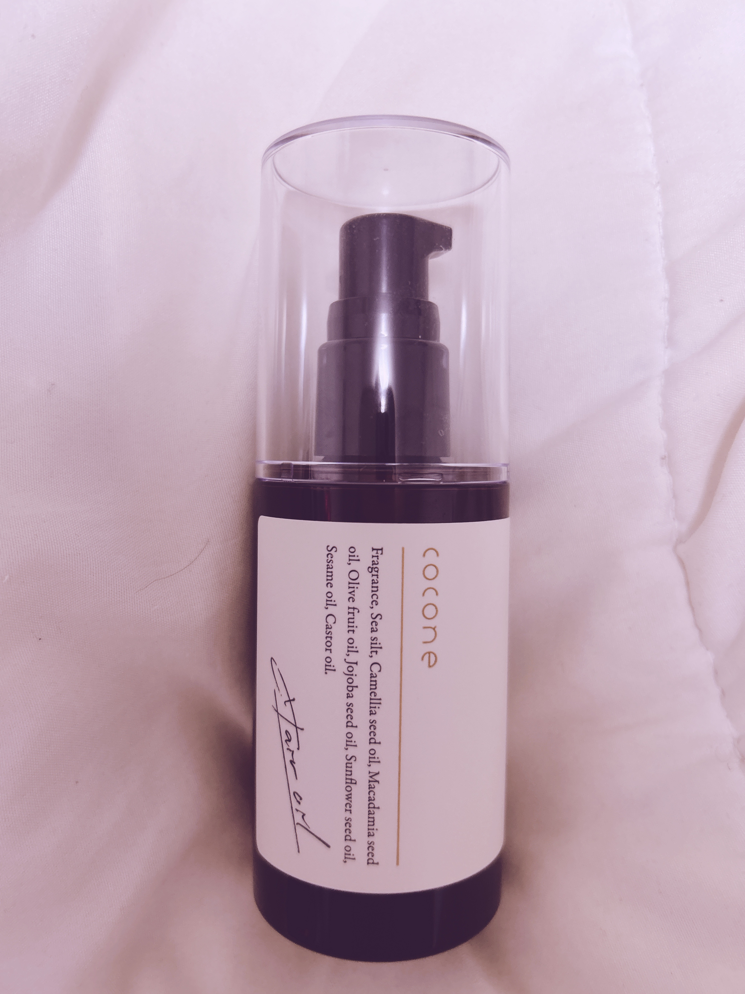 ヘアエッセンスオイル（モイスト）/cocone/ヘアオイルを使ったクチコミ（1枚目）