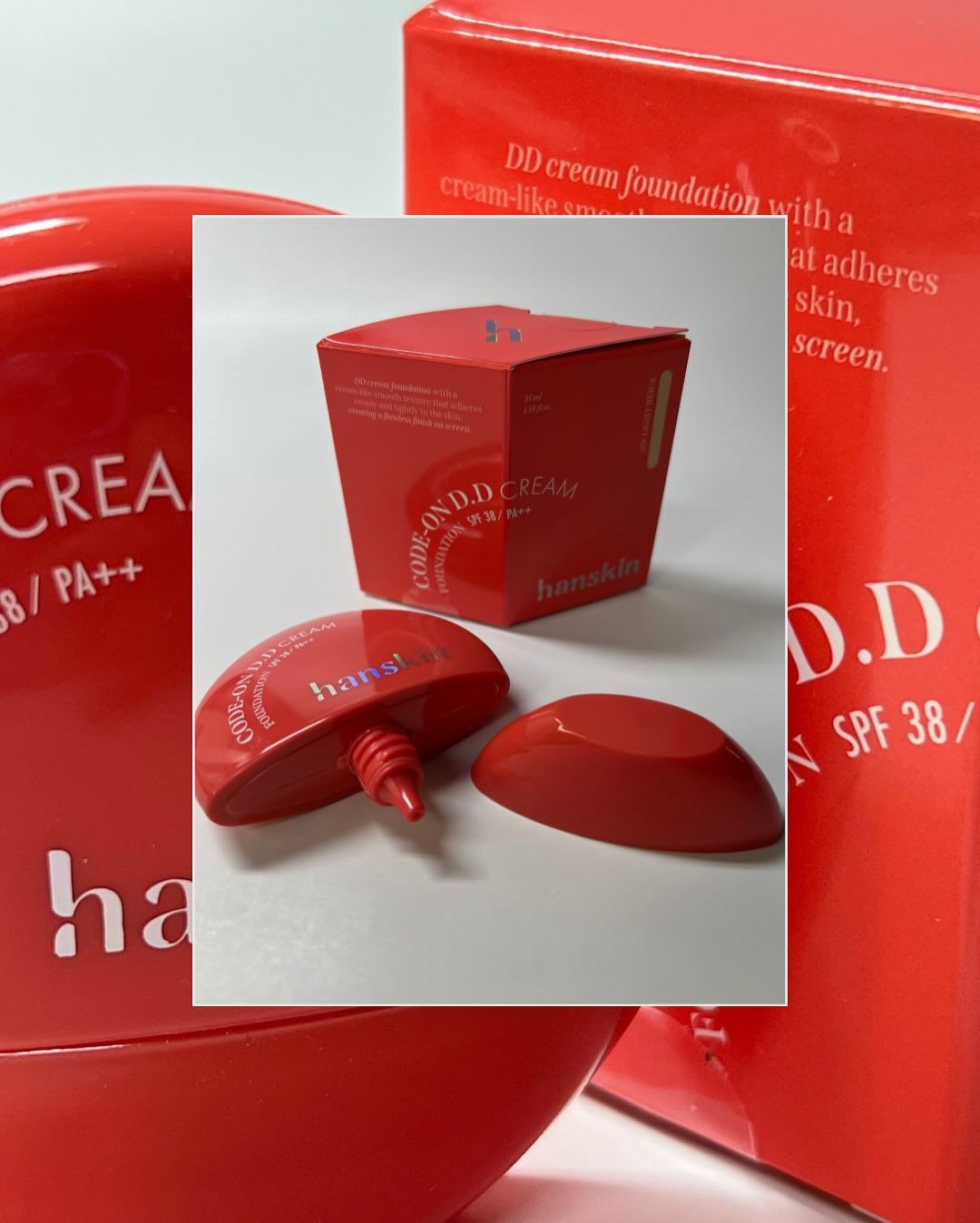 CODEON DDクリームファンデーション/ハンスキン/クリーム・エマルジョンファンデーションを使ったクチコミ（2枚目）