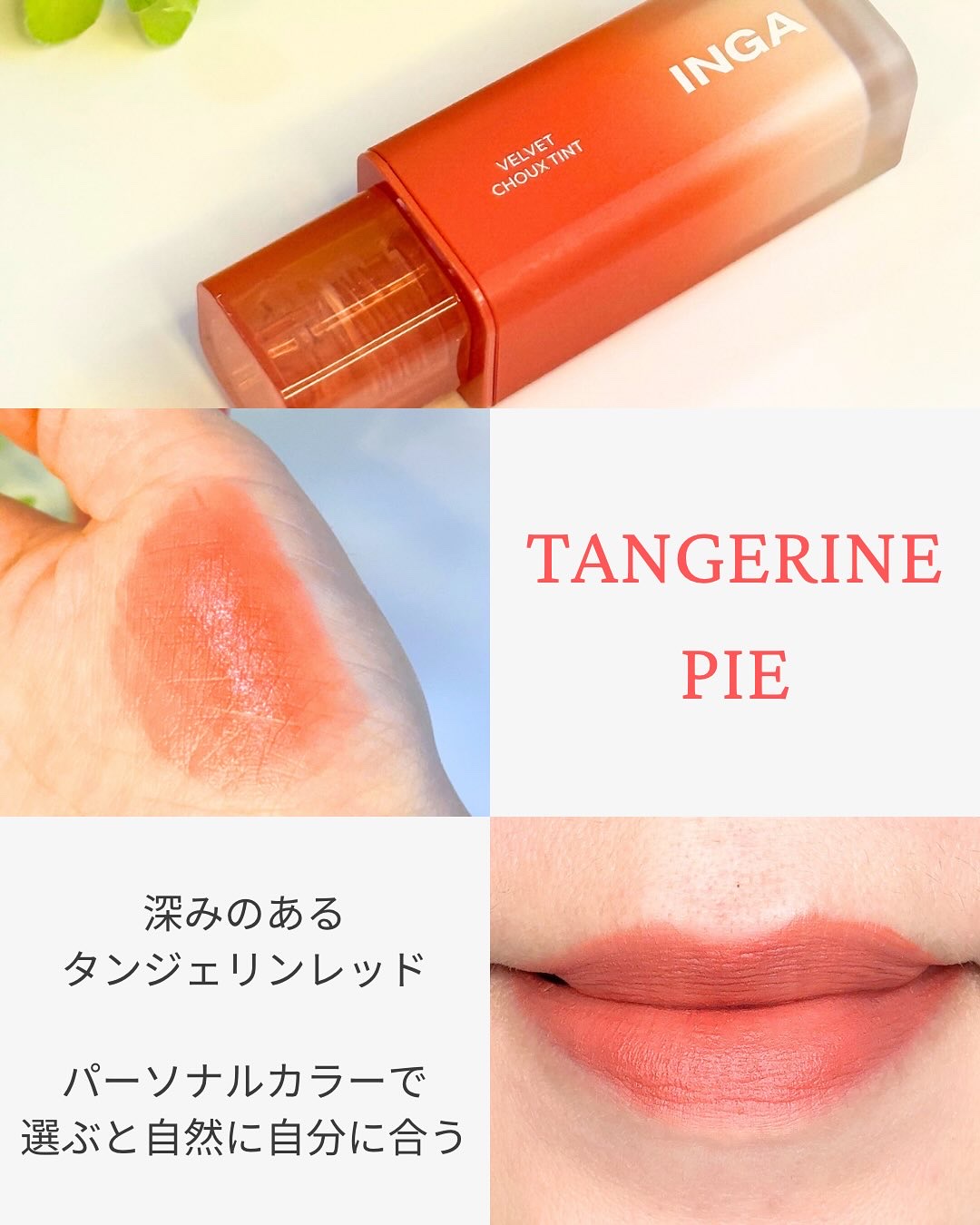 ベルベットシューティント/INGA/リップティントを使ったクチコミ（3枚目）