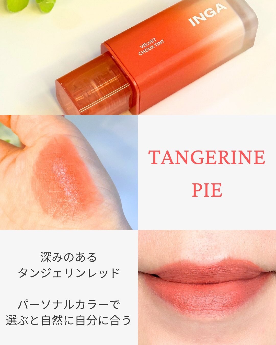 ベルベットシューティント/INGA/リップティントを使ったクチコミ(3枚目)