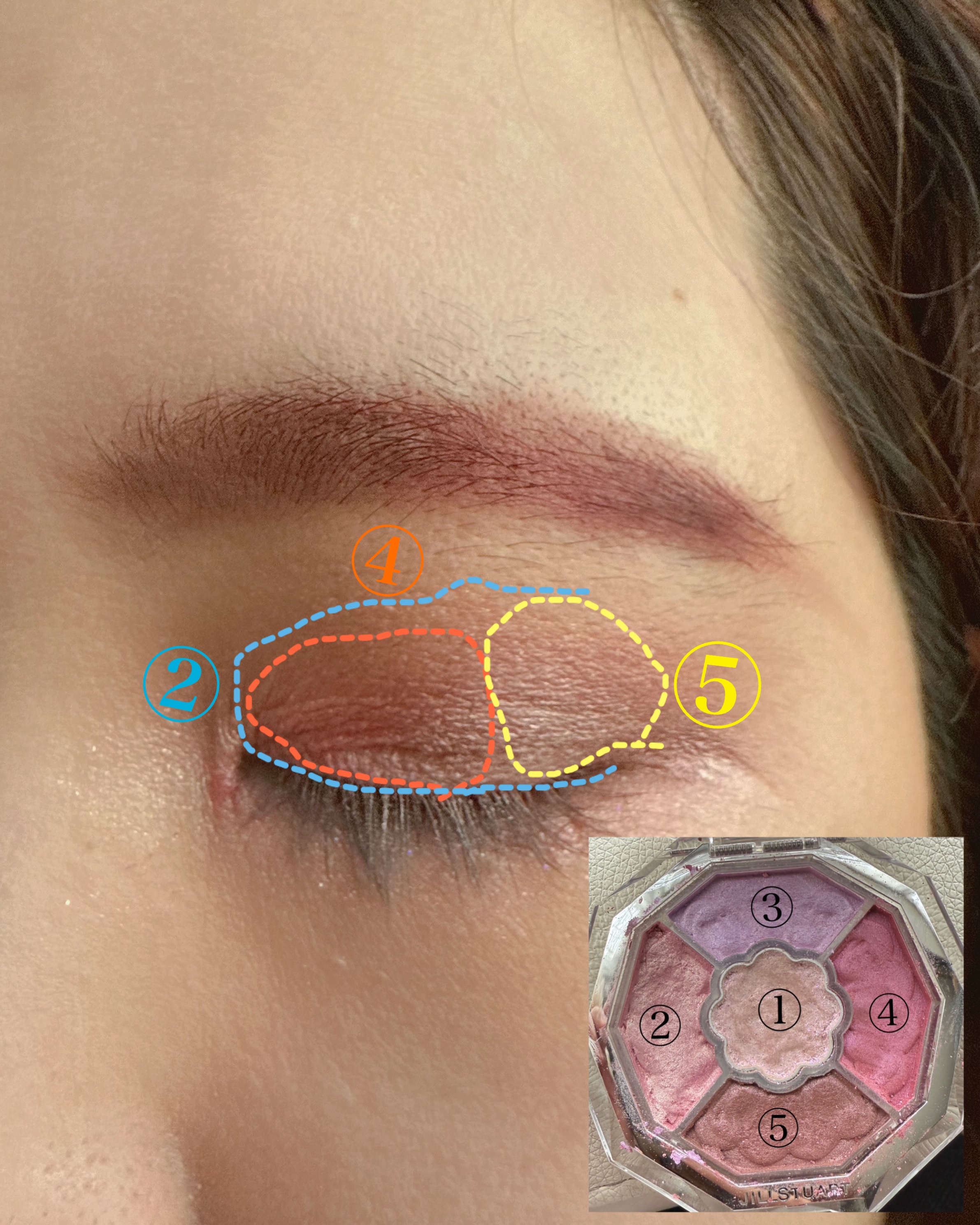 ジルスチュアート ブルームクチュール アイズ　ジュエルドブーケ/JILL STUART/アイシャドウパレットを使ったクチコミ（3枚目）